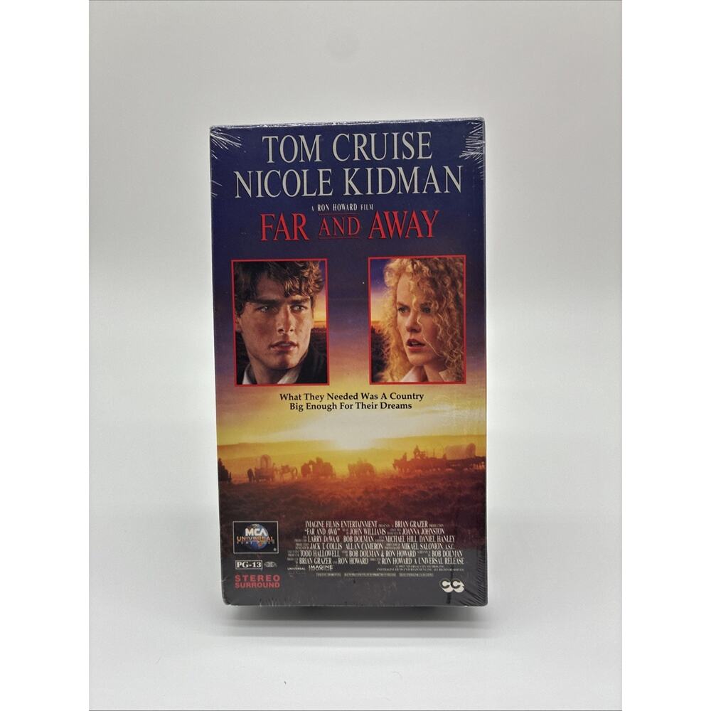 Far And Away VHS ( Tom Cruise & Nicole Kidman ) NEW Sealed
